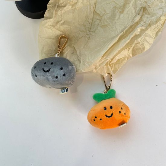 무념무상 돌멩이 인형 키링 열쇠고리 백참 가꾸 참