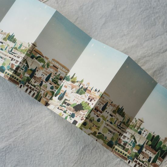 [수채 편지지] 그라나다의 햇살