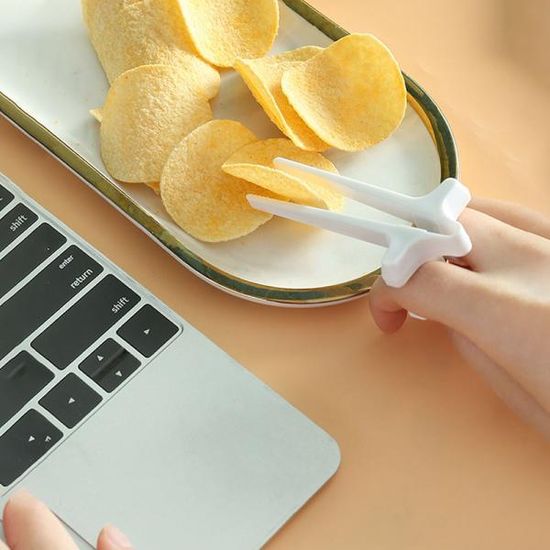 과자집게 게이밍 손가락에 끼는 집게 2개세트 N429-O