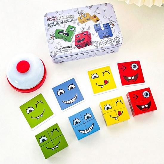 루빅 큐브 얼굴 표정 맞추기 스피드 보드게임 B370B