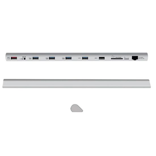 알루미늄 USB 허브 도킹스테이션 멀티포트 