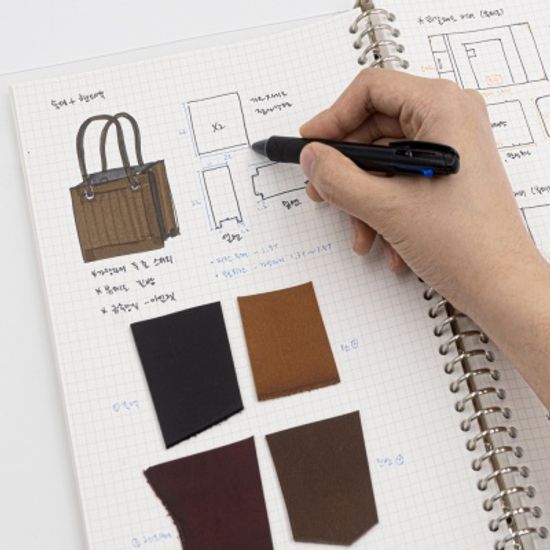 플랜커스 그리드 노트 A4 30공 20공 타공없음