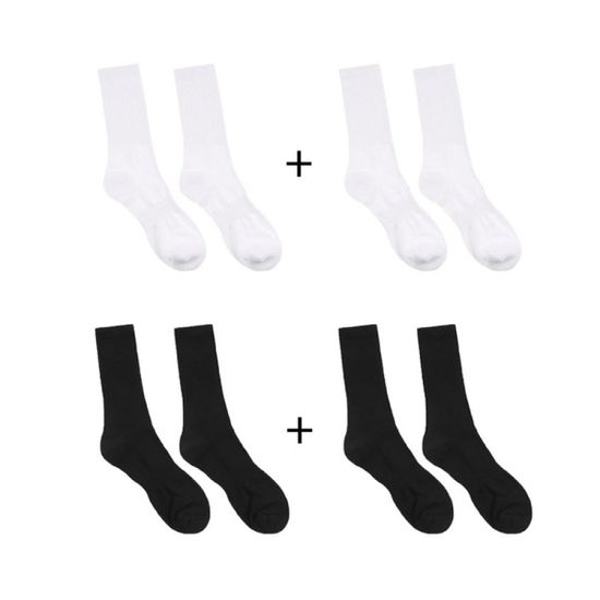 남자 장목양말 이중바닥 스포츠양말 크루삭스 2켤레[W