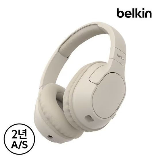벨킨 서라운드 오버이어 무선 블루투스 헤드폰 AUD009