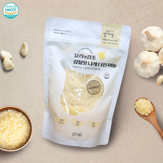 [별빛촌] 요리의감초 영천 다진마늘 500g