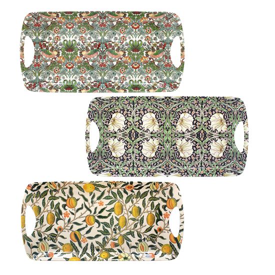 윌리엄모리스 멜라민 트레이 쟁반 (중)