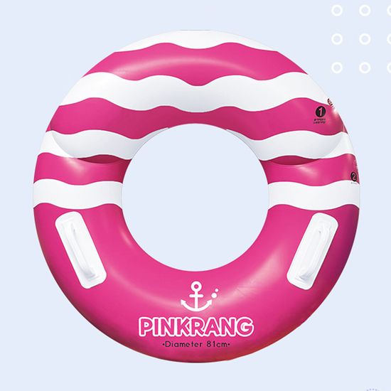 [웨이브위시]81cm 핑크랑 이중튜브