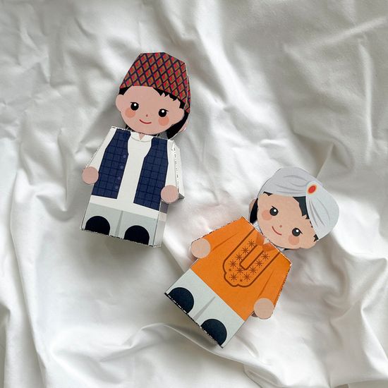 몽골,인도2종,네팔,몰디브 5종세트
