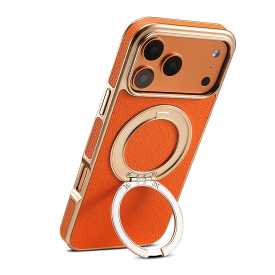 아이폰 17 16 15 14 13 맥세이프 호환 링 가죽 케이스
