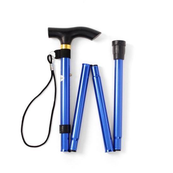 탑워크 길이조절 노인지팡이 보행 실버지팡이 블루