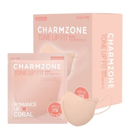 참존 톤업핏 얇은 컬러 마스크 새부리형 50매