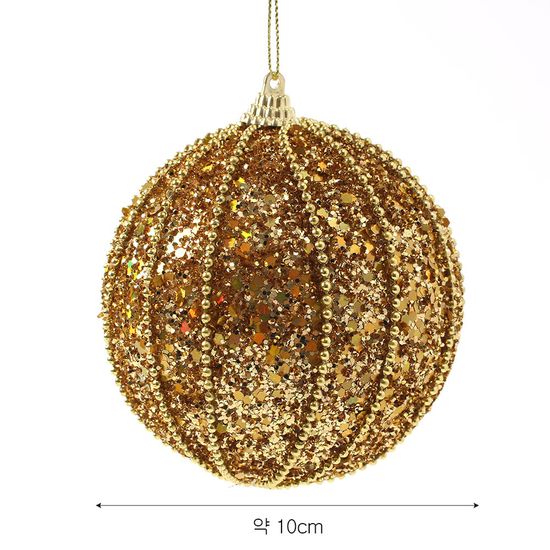 [도토로]로열골드 장식볼 2p(10cm) (샤이니팝)