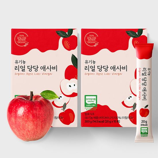 [올타] 유기농 리얼당당 애사비 20g x 30포 / 60포