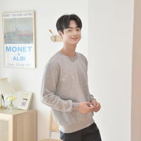 기본 마시멜로우 맨투맨 (소재 기모) 티셔츠
