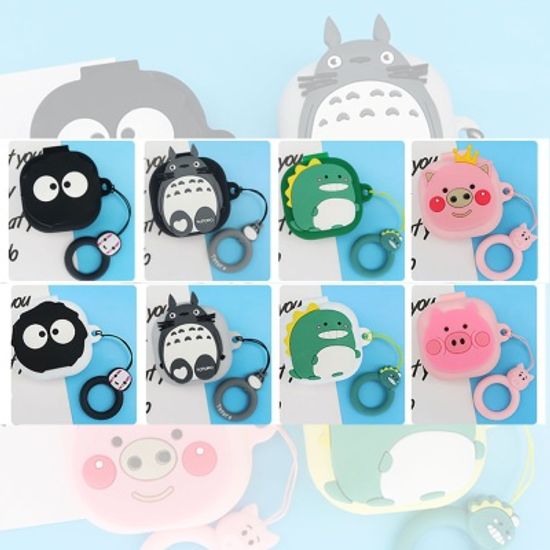 갤럭시버즈라이브케이스 공룡 먼지 캐릭터 키링 세트