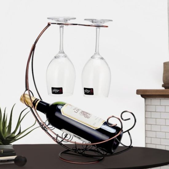 문라잇 와인잔걸이 와인랙(브론즈) 와인잔랙
