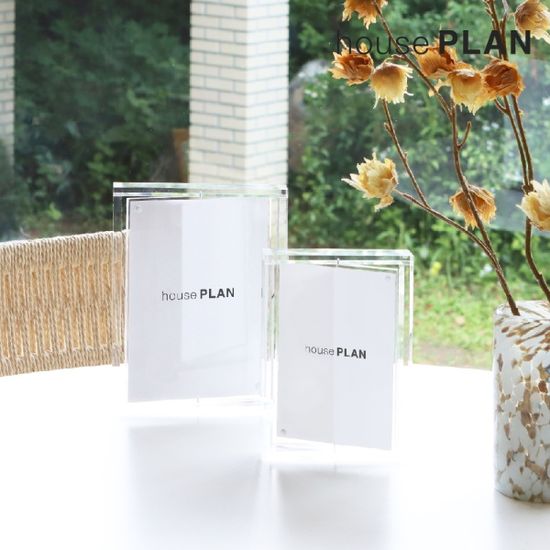 하우스플랜 회전 아크릴액자 2sizes