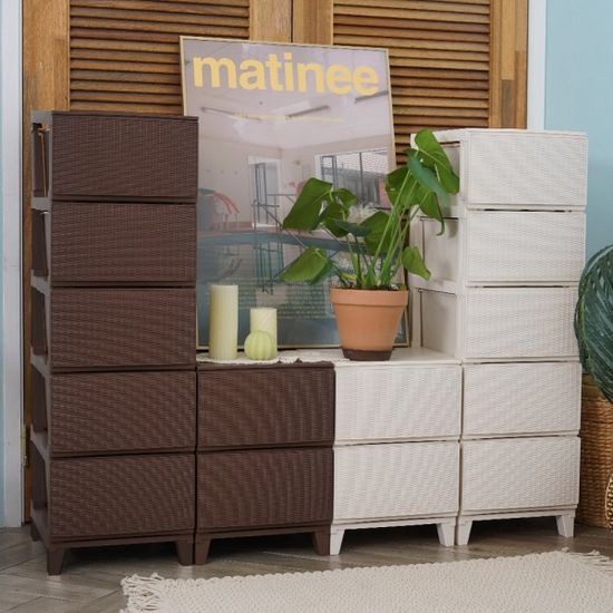 가든 라탄 서랍장 일반형 2~7단 모음 플라스틱 수납장