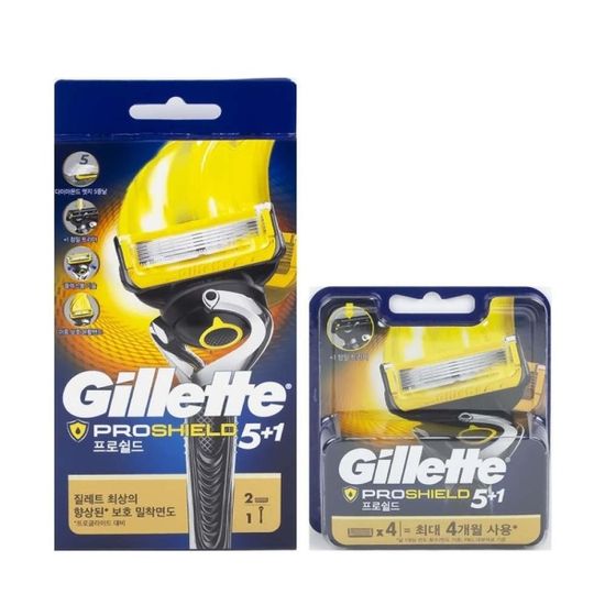 질레트 프로쉴드 5+1 면도날 6개 세트(WB6323D)