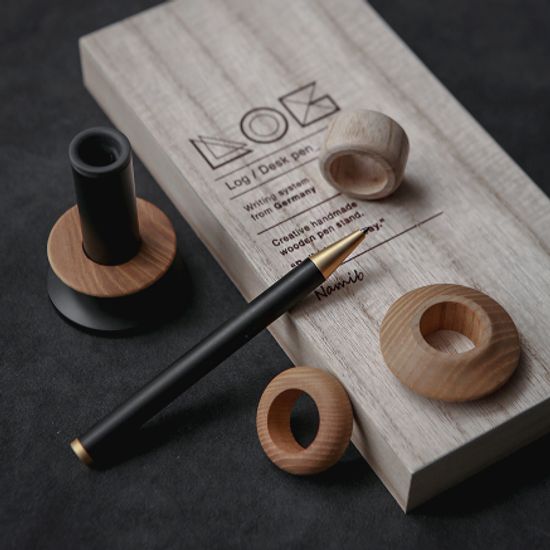 로그 데스크 펜 Desk Pen(Wood Ornament)
