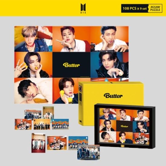 BTS 방탄소년단 버터 직소퍼즐 108피스 9종 액자 세트