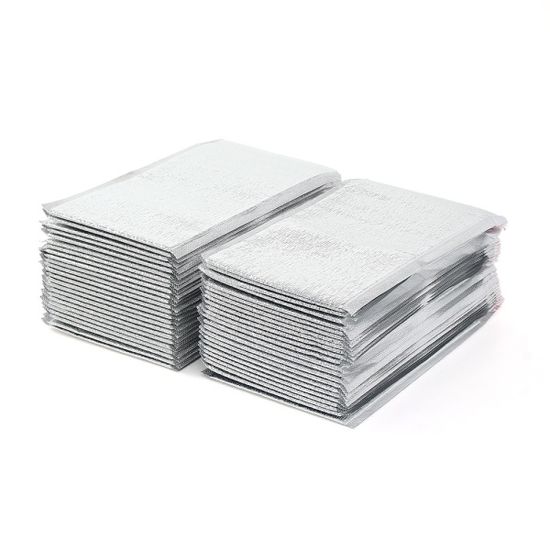 간편 접착식 은박 보냉봉투 50p세트 보냉팩 20x30cm