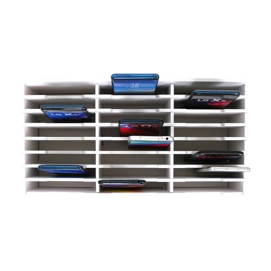 PH 학교 학원 핸드폰 카드 보관함 수납함 24칸 PVC