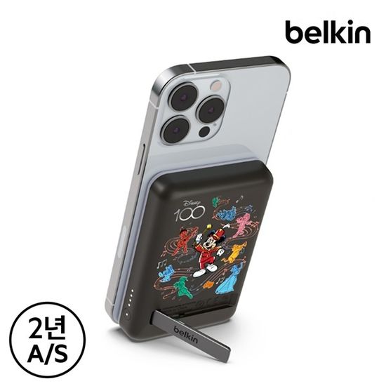 벨킨 디즈니 5000mAh 맥세이프 보조배터리 BPD004qc
