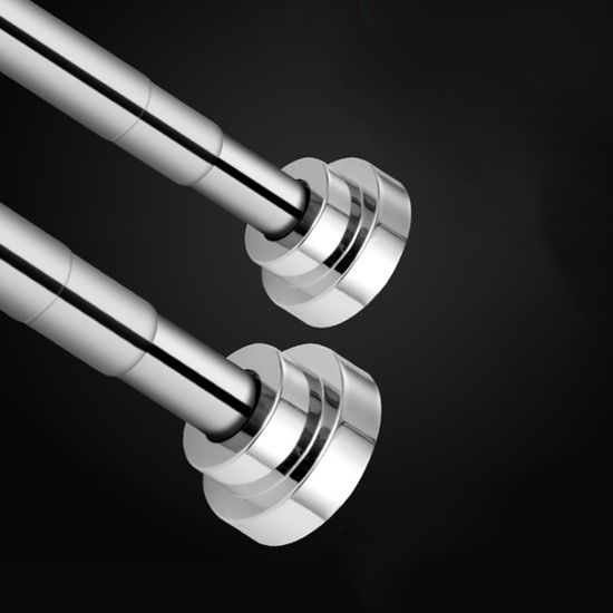 베리어스 스테인레스 욕실 화장실 샤워 커튼 압축 봉