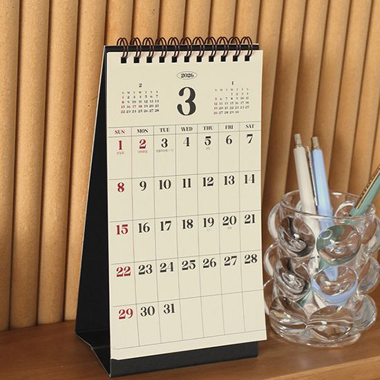 2026 리마인드 먼슬리 데스크 캘린더 