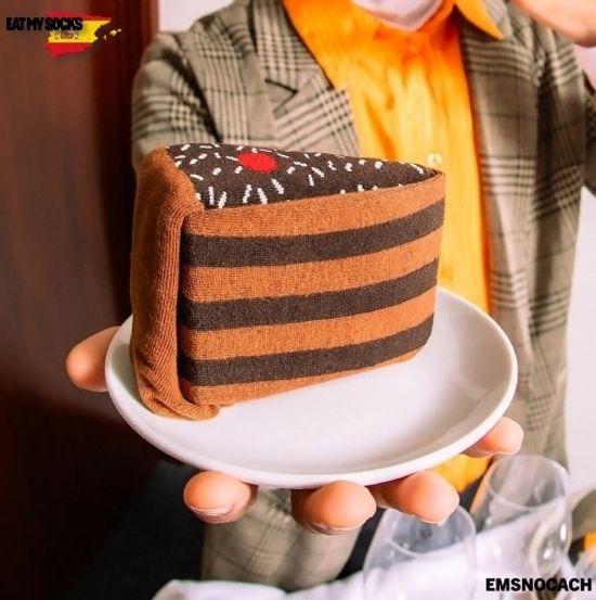 [EAT MY SOCKS]Pop-up양말(초콜릿케이크)