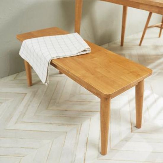 [노하우] 소이 고무나무원목 2인 벤치의자