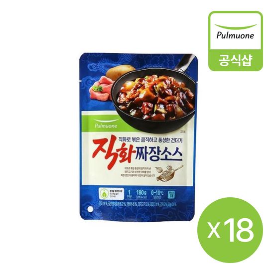 풀무원 생직화짜장소스 180g x 18개