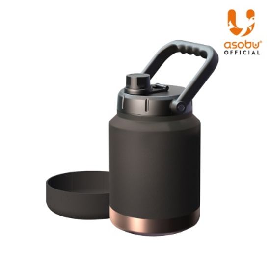 아소부 스텐진공아웃도어 마이티 워터저그2L 블랙코퍼