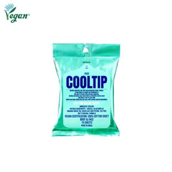 쿨팁 FRESH ICE 코튼티슈 [극강쿨링+퍼퓸+비건] 5팩