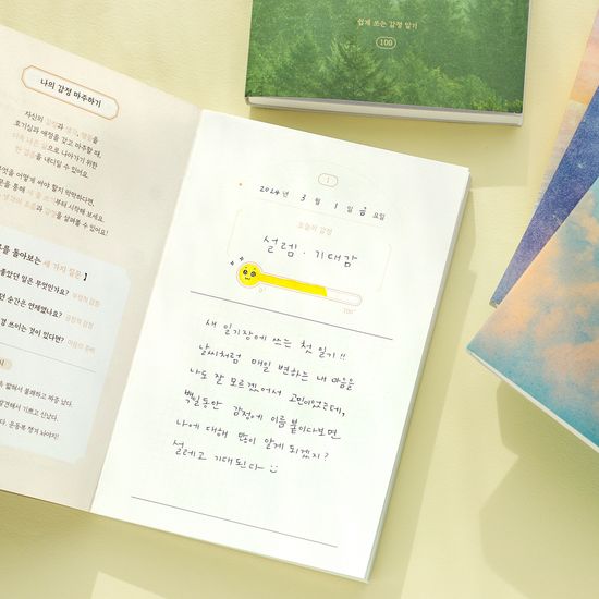 마음기록함 감정 일기장 100일