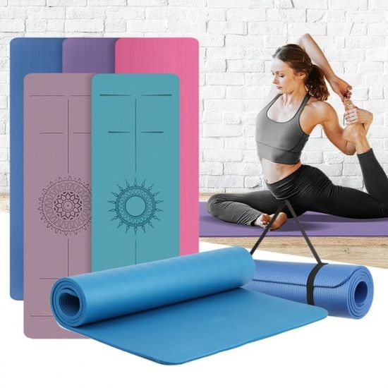 두꺼운요가매트 운동 필라테스 짐매트 스포츠 헬스 홈