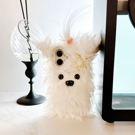 아이폰 16 15 14 프로 맥스 강아지 머리카락 털케이스