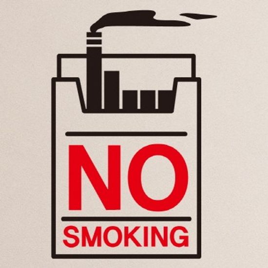 금연스티커-심볼 담배갑 NO SMOKING