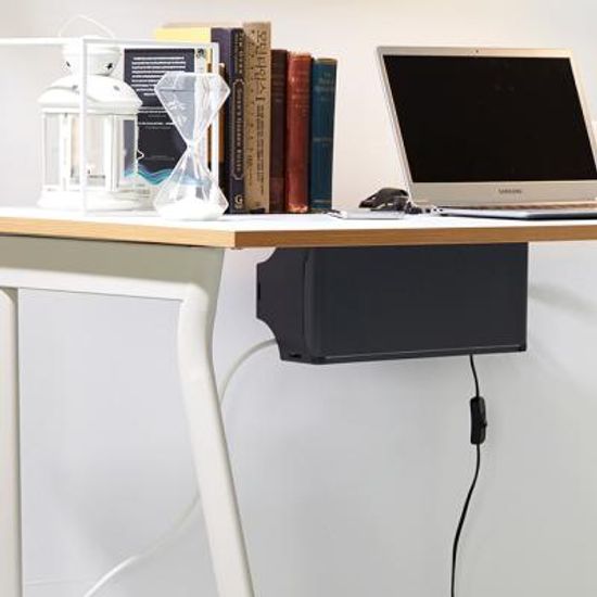 탭업 책상부착형 멀티탭 정리함 1+1