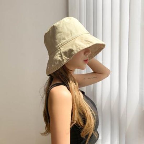 데일리 롱챙 버킷햇 벙거지모자