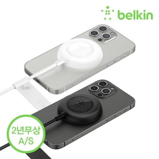 벨킨 마그네틱 7.5W 휴대용 무선 충전 패드 WIA005bt