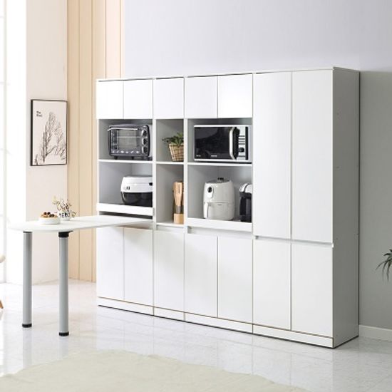 루블린 주방 수납 식탁 렌지대 세트 오픈형 (착불)