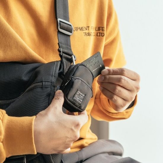 링케 미니 파우치 에어팟 갤럭시버즈2 케이스 투포켓