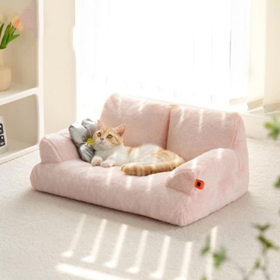 푹신푹신 고양이 더블 쇼파 강아지 침대의자 방석증정