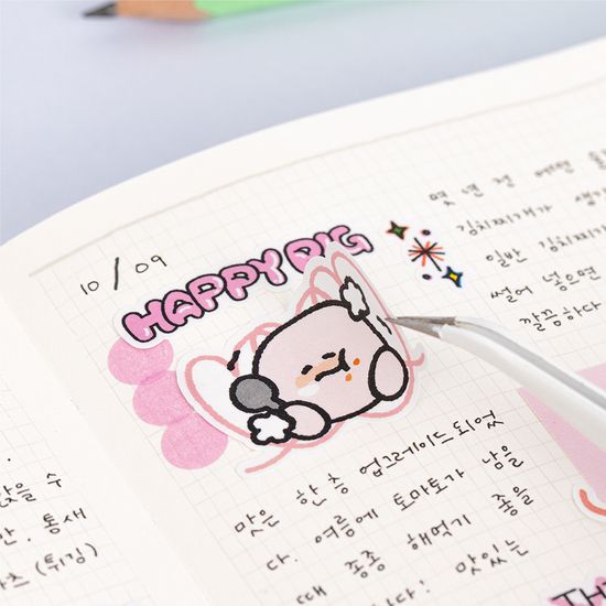 심플러 두들 포인트 스티커팩