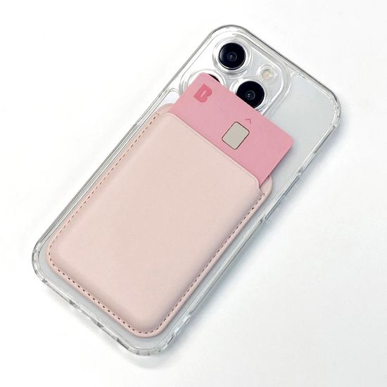 뷰씨 아이폰 맥세이프 카드지갑 3장 수납 가죽 케이스