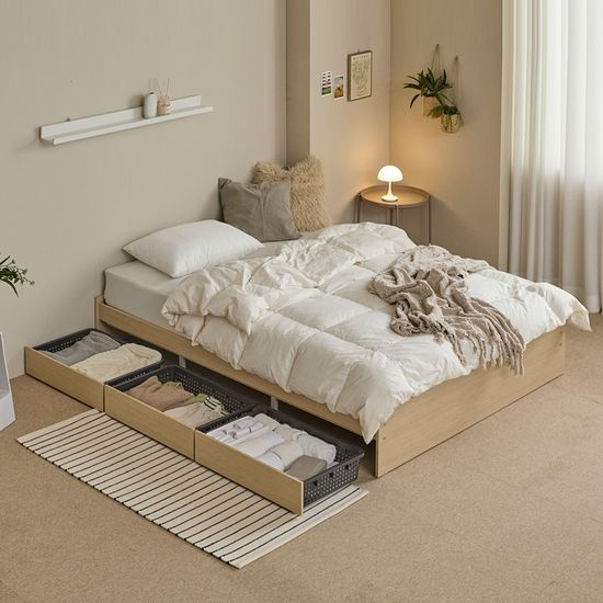 트리플 로아 무헤드 서랍침대 SS H독립매트