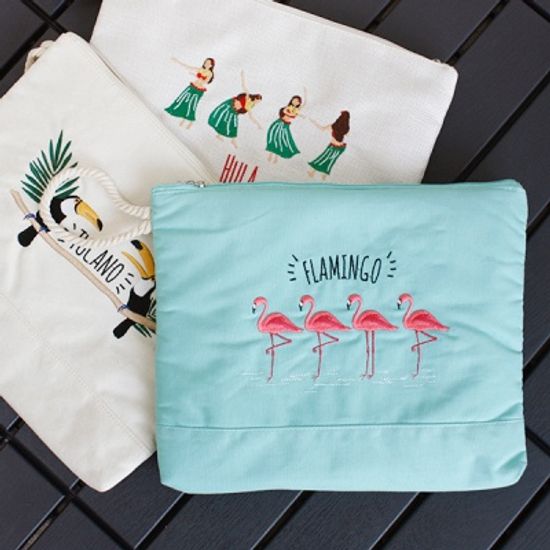 [콩피튀르] Suntan Clutch Bag 썬탠 클러치백