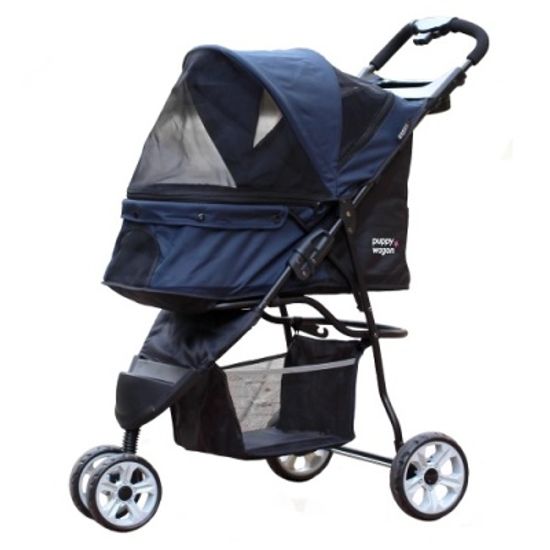 퍼피웨건 펫 유모차 프리미엄 - 네이비